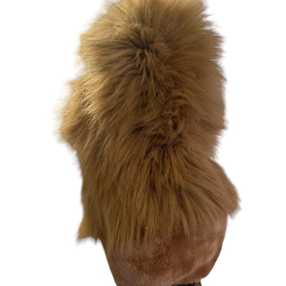 DAN DEE Hand Puppet Big Lion Head Mouth Opens Canine Teeth Tongue Whiskers - Picture 7 of 11